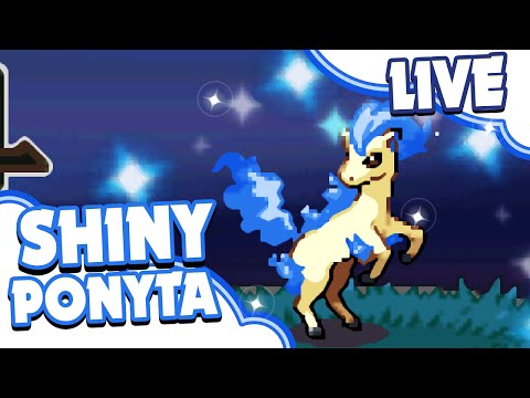 Live Shiny Ponyta After A Chain Of 41 Via PokeRadar - Pokemon Platinum