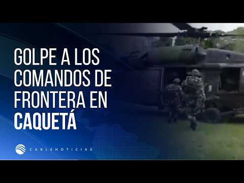 Fuerte golpe a los 'Comandos de Frontera' en Caquetá: destruyen dos megadepósitos de armamento