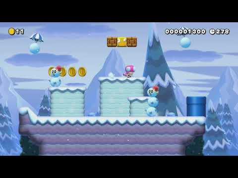 Super Mario Maker 2: Snowball Ridge (By Jystic) Speedrun