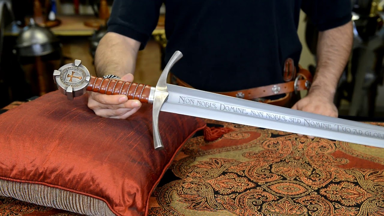 The Accolade Sword of the Knights Templar - Museum Replicas