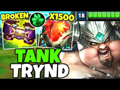 TANK TRYNDAMERE JUST GOT A SHINY NEW ITEM... AND IT'S BUSTED! (130,000 DMG TANKED)