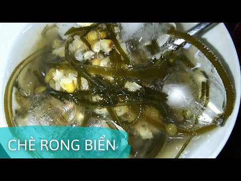 Chè đậu xanh rong biển