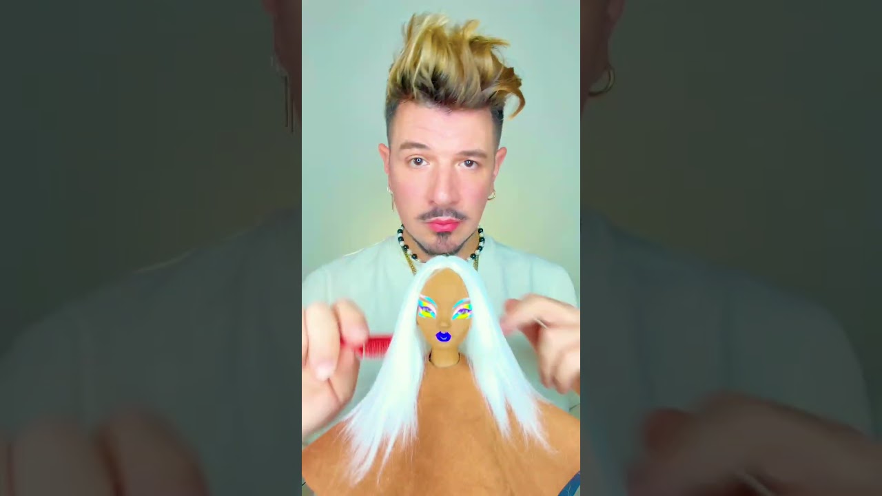 Never Kiss & Pastel 💋 #pidgindoll #pastelhair #pastelmakeup #dolls #artdoll