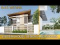 Modern House Design (9x10 meters) with 4 bedrooms and pool