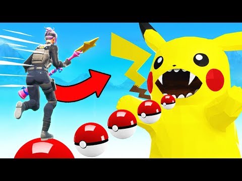 Can I SURVIVE a POKEMON themed Death Run? (Fortnite)