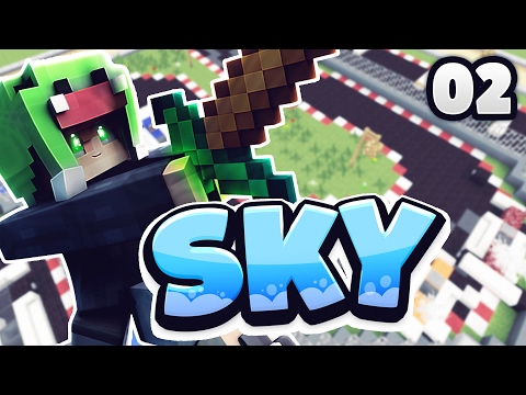 MINECRAFT SKY! #02 - Die BAUM-RENNBAHN! | ungespielt