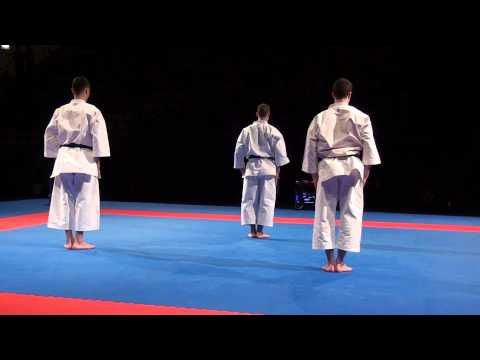Karate1 PL, Almere 2014 - SPAIN vs. ITALY - Kata Team male FINAL - 2