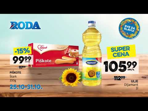 Roda I Sve za slavu 25.10 - 31.10.2018.