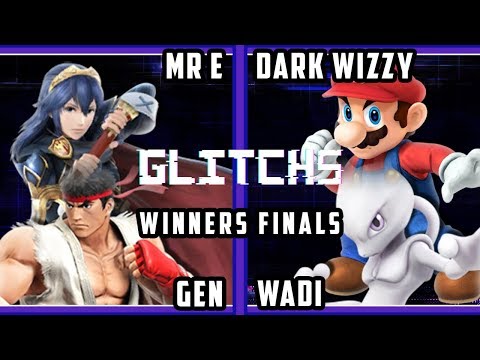 Glitch 5 Wii U Doubles -  Dark Wizzy & WaDi Vs. W2W | Mr E & Gen - Smash 4 Winners Finals