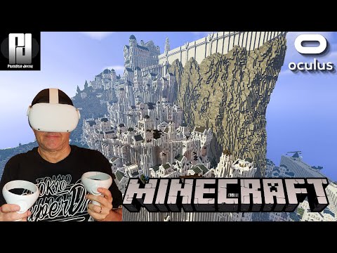 Paradise Decay - EXPLORING Minecraft Middle-Earth in VR on Quest 2 - THIS IS INCREDIBLE!
