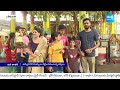 Thathayya Gunta Gangamma Thalli Jatara Celebrations | Tatayyagunta Tirupati District @SakshiTV - Video