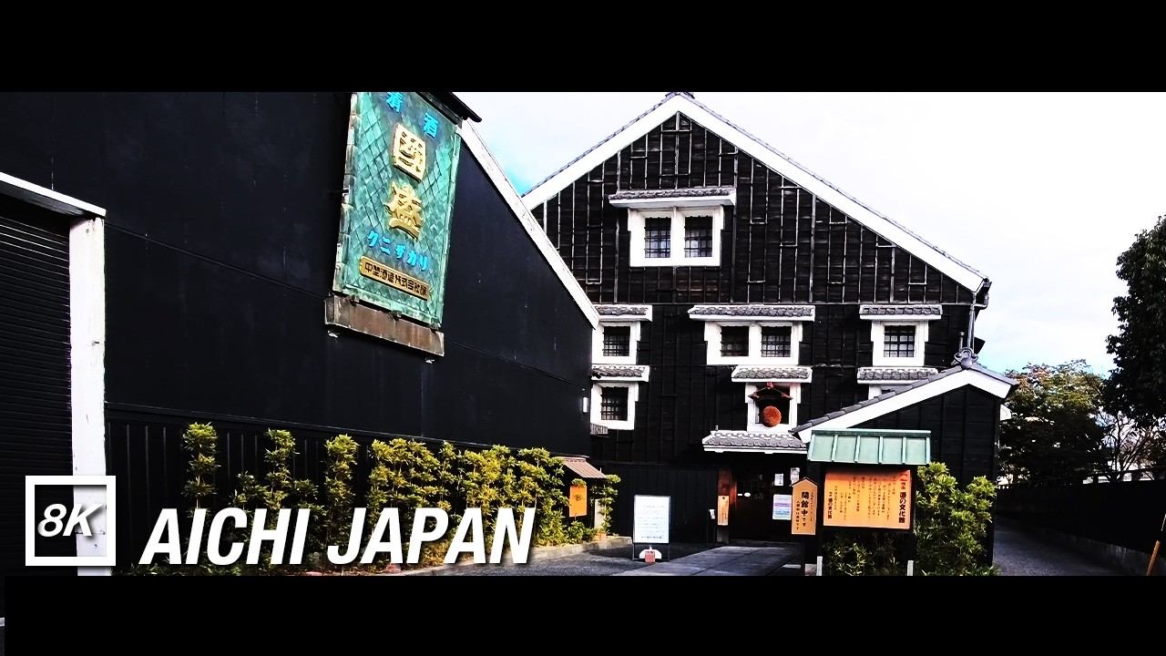 Immersive street-level walking tour through Handa Canal, Japan, showcasing authentic urban landscapes, local architecture, and the vibrant atmosphere of the city's neighborhoods