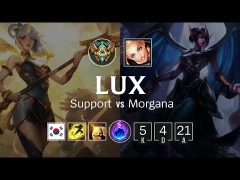 Lux Support vs Morgana - KR Challenger Patch 8.20