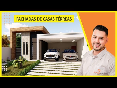 Fachadas de casas térreas - Dicas e modelos