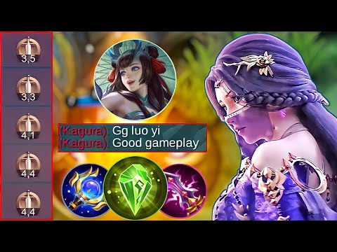 Luo Yi Early Aggressive Gameplay (Level 2) Luo Yi Top 1 Global - Mobile Legends
