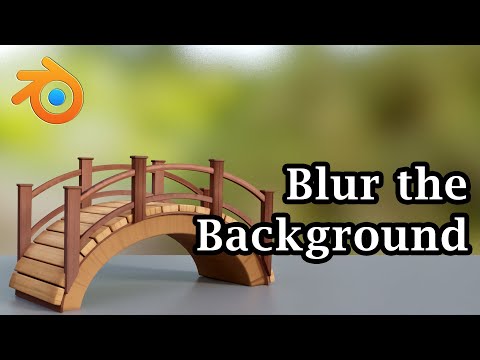 Blur the Background | Blur Effect on HDRI Background in Blender