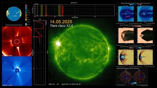 Solar flare: 14.05.2025 class X2.4
