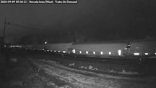 🔴Live Railcam: Nevada Iowa, USA - Cam 1 (West) (Clinton Subdivision) - Trains On Demand live webcam