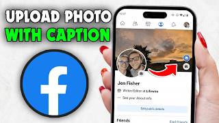 How to upload cover photo on facebook with caption - Full Guide