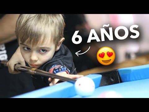 6 years old KID plays POOL flawlessly | The Billartist