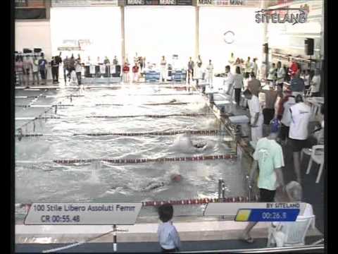 Finale dei 100 Stile Libero  Assoluti Femmine Agonisti - 16 Memorial Chiara Giavi