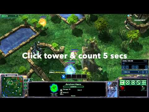 Hero Attack 3x StarCraft 2 - How to Capture a Tower