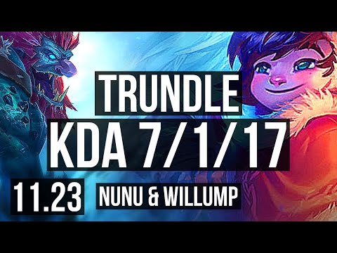 TRUNDLE vs NUNU (JNG) | 7/1/17, Godlike | NA Master | 11.23