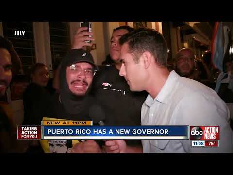 Exiting Puerto Rico governor Rossello announces replacement