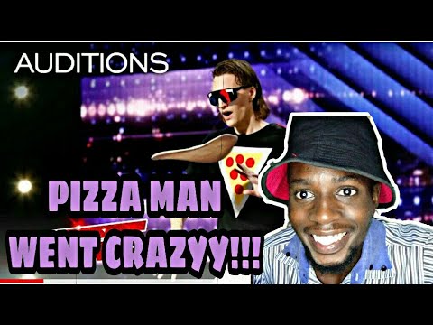 Pizza Man Nick Diesslin Delivers AMAZING Pizza Tricks - America's Got Talent reaction