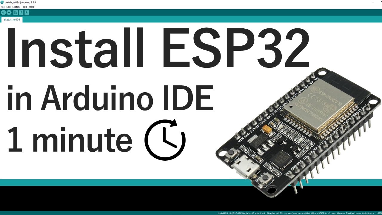 Install the ESP32 Board in Arduino IDE in less than 1 minute (Windows, Mac OS X, and Linux)