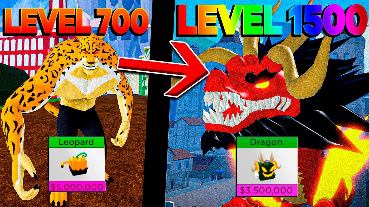 UPEI DO 700 AO 1500 NO BLOX FRUITS COM FRUTAS MITICAS ALEÁTORIAS! - ROBLOX