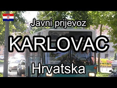 Karlovac, Hrvatska. Javni prijevoz