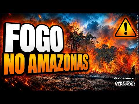 O fogo que já dura mais de 1 mês e ninguém está vendo no Amazonas