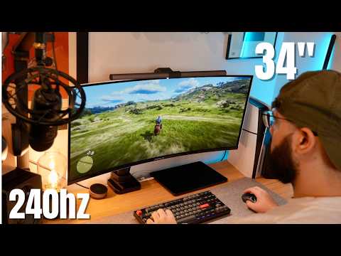Swapping from 4k to Ultrawide! - Corsair Xeneon 34WQHD Review (240hz OLED)