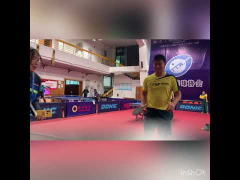 THROWBACK to practicing with Timo Boll 2019 Mens World Cup