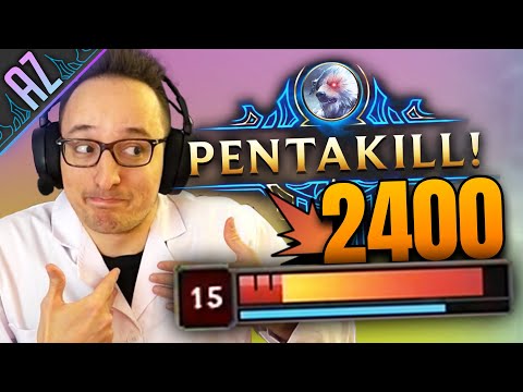 VOLIBEAR ESPLODI BUILD: 2.400 DANNI AD ATTACCO - AZ PENTAKILL CHALLENGE