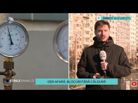 Stirile Kanal D - Ger afara, blocuri fara caldura! Reactia autoritatilor... | Editie de pranz