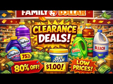 Guess whats on Clearance at Family Dollar?