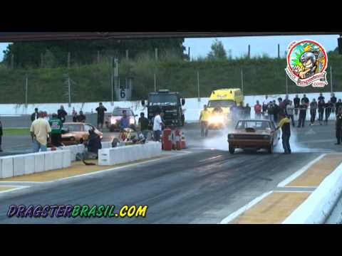 Maverick V8 aspirado Gustavo Castañon - Recorde - 1ª etapa Brasileiro de Arrancada - Velopark