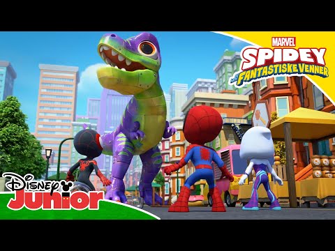 Dinosaur på fri fod | Spidey og hans fantastiske venner | Disney Junior Danmark