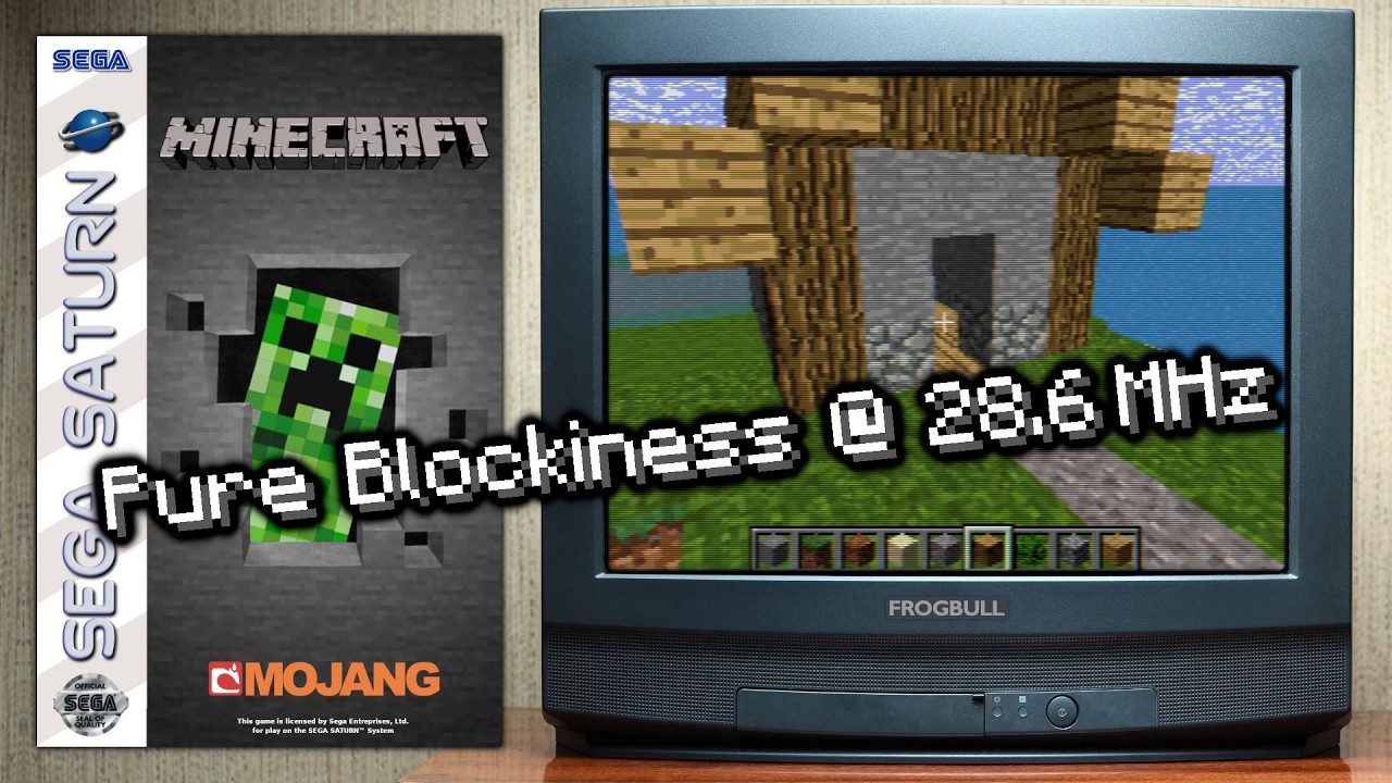 Minecraft Running on Sega Saturn ⛏️ - YouTube