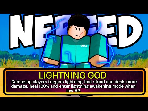 LIGHTNING GOD GOT NERFED in INK GAME…