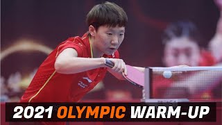 Download lagu Wang Manyu vs He Zhuojia | 2021 Chinese Warm-up for Olympic mp3