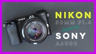 NikonNikkor50mm1.4AIAdaptedtotheSonyA6000