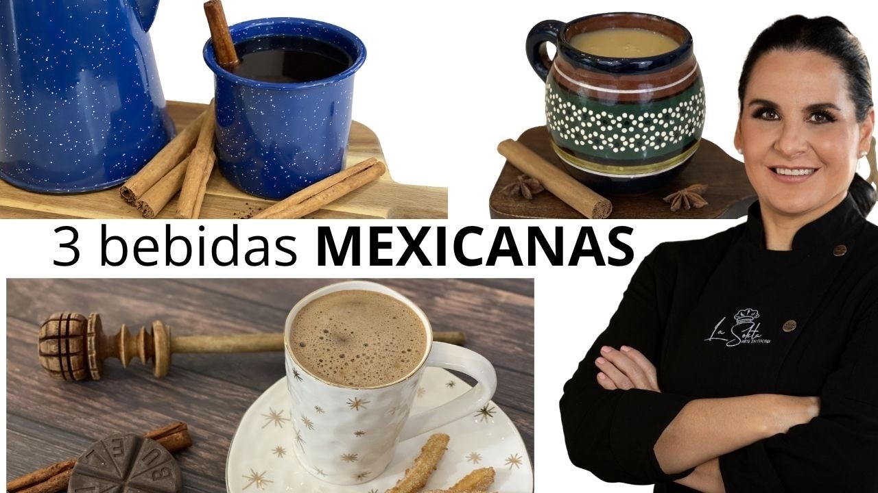 3 Mexican Cold Drinks: Café de Olla, Atole de Masa, and Hot Chocolate