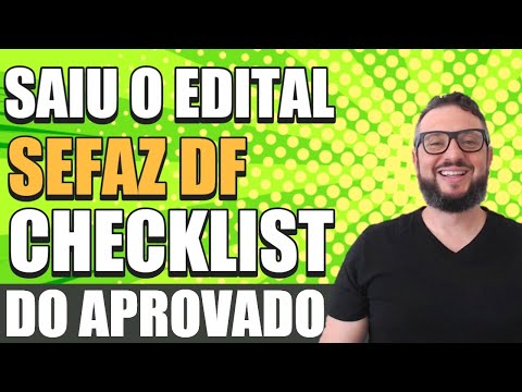 🚀  Concurso  SEFAZ DF 2019 - Como passar mais rapidamente  (checklist do aprovado)
