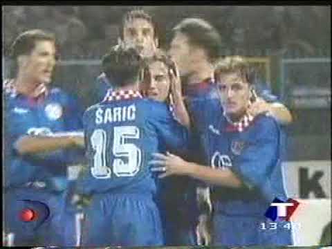 1997 (Champions L.) Croatia Zagreb (Croacia):2 vs Newcastle (Inglaterra):2