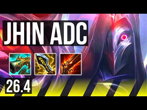 JHIN & Karma vs APHELIOS & Lulu (ADC) | 52K damage | KR Master | 26.4