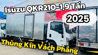 Isuzu Sài Gòn giới thiệu Isuzu QKR210 1T9 Thùng Kín Vách Phẳng | Xe tải Isuzu QKR210 1T9 Thùng Kín