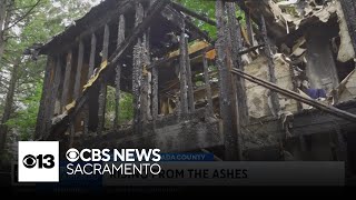 Widow meets contractors helping to rebuild Nevada City home lost in a fire
